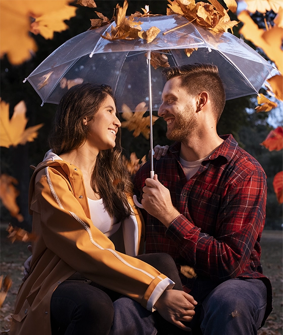 couple photo in fall